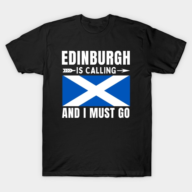 Edinburgh T-Shirt by footballomatic